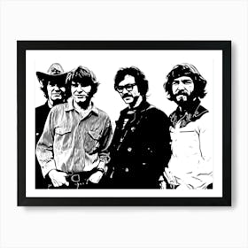 Creedence Clearwater Revival Music Band Legend Art Print