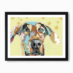 Cute Dog Collage Art Print