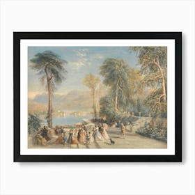 Windermere During The Regatta, David Cox Art Print