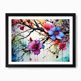 Flower Painting 3 Art Print