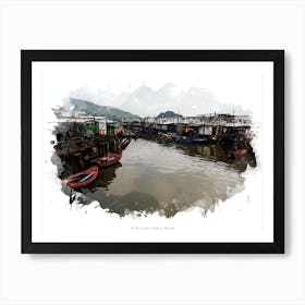 Tai O, Lantau, Outlying Islands Art Print