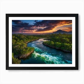 Default Experience The Beauty Of Nature And Technology Combine 2 Art Print