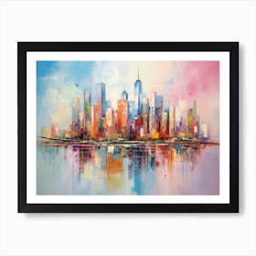 New York City Skyline 1 Art Print