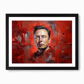 Elon Musk 4 Art Print