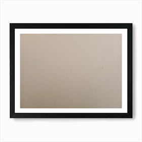 White Solid background with a small amount of gradient Art Print
