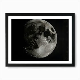 Moon in sky Art Print