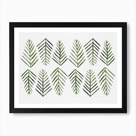 Pine Trees Art Print