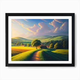 Landscape Painting 185 Art Print