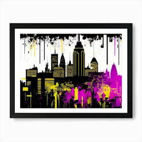 New York City Skyline 88 Art Print