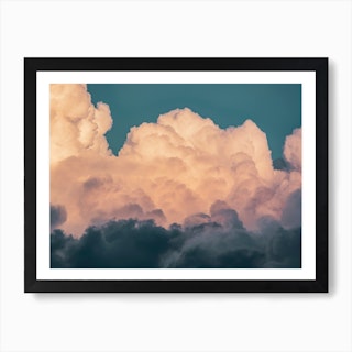 Abstract Color Cloud Wall Poster Art Canvas Poster Print Oil
