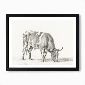 Grazing Bull, Jean Bernard Art Print