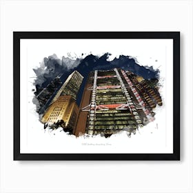 Hsbc Building, Hong Kong, China Art Print