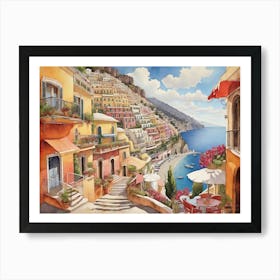 Positano Art Print