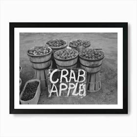 Crab Apples Displayed At Roadside Stand Near Berlin, Connecticut By Russell Lee Art Print