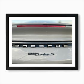 Porsche 911 Turbos Art Print