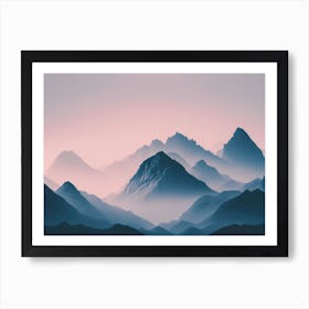 Mountain Landscape 1 Art Print