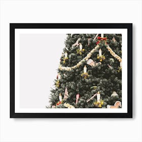 Decorated Christmas Tree Art Print