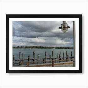 Pier Light Art Print