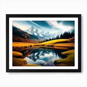 Mountain Landscape 9 Art Print