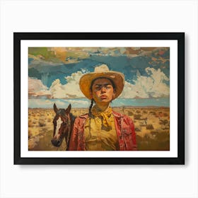 Cowgirl 3 Fy H Art Print