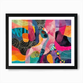 Abstract Painting 1001 Art Print