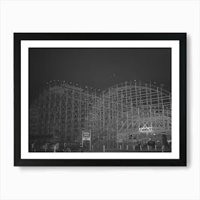 Amusement Facilities At Mission Beach, Amusement Center At San Diego, California By Russell Lee Art Print