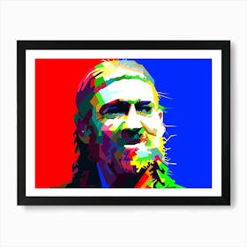 Willie Nelson US Folk Country Singer Musician Pop Art WPAP Poster