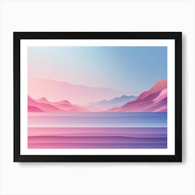 Abstract Landscape 8 Art Print