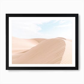 Desert Sand Dunes Art Print