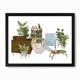 Chillin Art Print