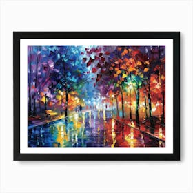 'The Rainy Night' Art Print