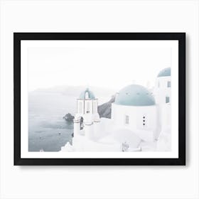 Santorini Cathedral Art Print