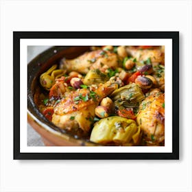 Chicken And Artichoke Stew 1 Art Print