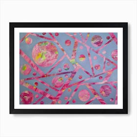 Geometrical abstract painting 1 Art Print