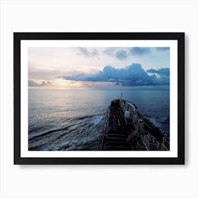 Sunrise Over The Ocean Art Print