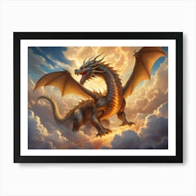 Dragon In The Sky 5 Art Print