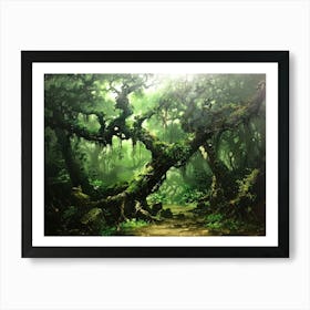 Forest Path 3 Art Print