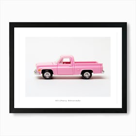 Toy Car 83 Chevy Silverado Pink 2 Poster Art Print