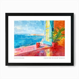 Santander From The Window Series Poster Painting 1 Art Print