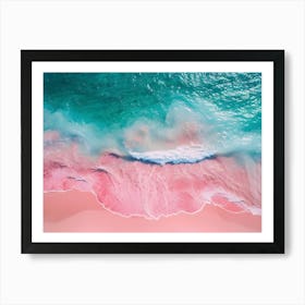 Pink Sand Beach 1 Art Print