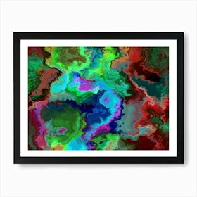 Color Maelstrom - Twilight Storm Art Print