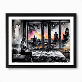 City Blues Art Print