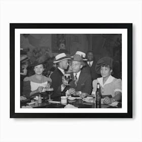 Scene In African American Tavern, Chicago, Illinois By Russell Lee Art Print