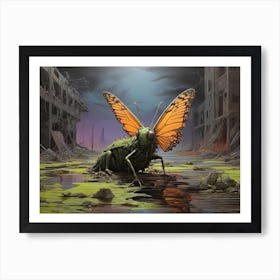 Symbiosis (Atomic Insect) Art Print