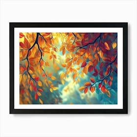 Autumn Leaves Art Print