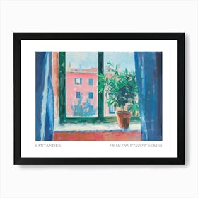 Santander From The Window Series Poster Painting 2 Art Print