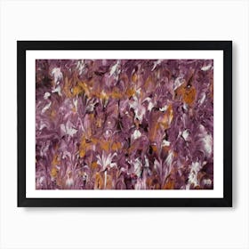 Purple Flowers Art Print