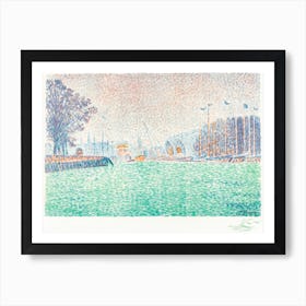 At Flushing (A Flessingue) (1895), Paul Signac Art Print