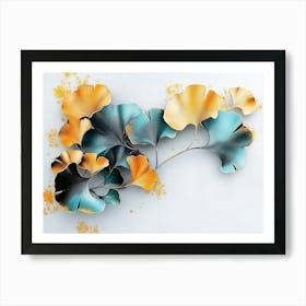 Ginkgo Leaves 18 Art Print