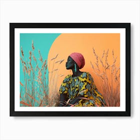 Portrait Of African Woman 2 Art Print